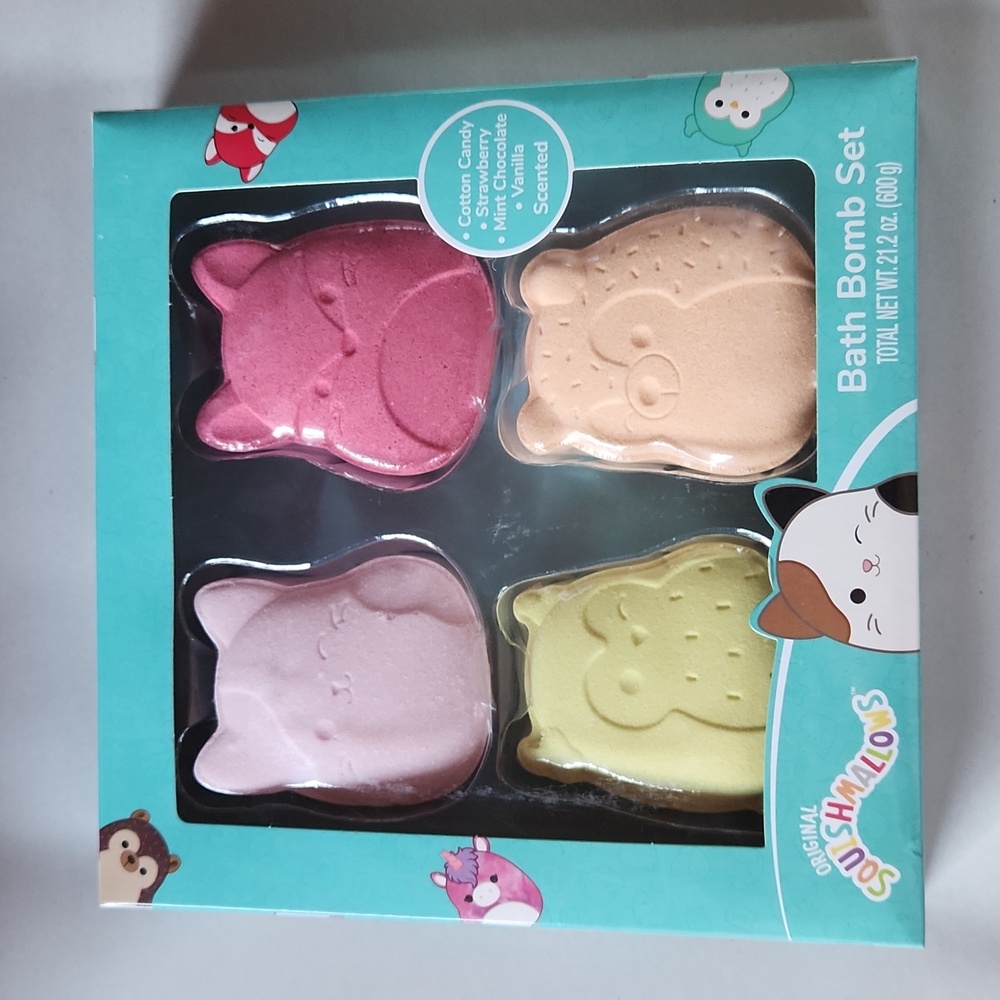 Squishmallows Bath Bomb Set NWT